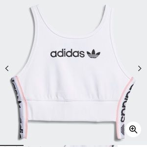 Adidas CROPPED RIBBED BRA TOP Falcon crop Kylie